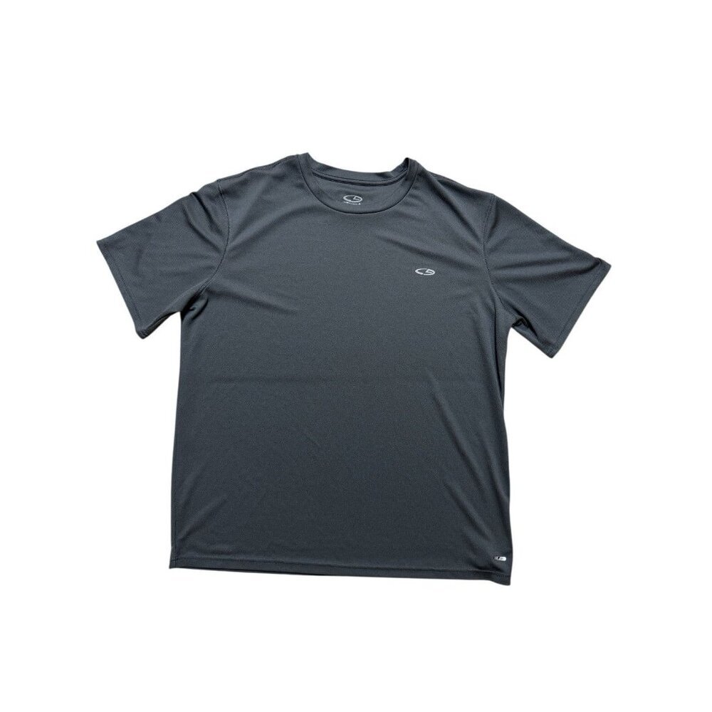 Champion Duo Dry Gray Performance Athletic T-Shirt XL Moisture Wicking